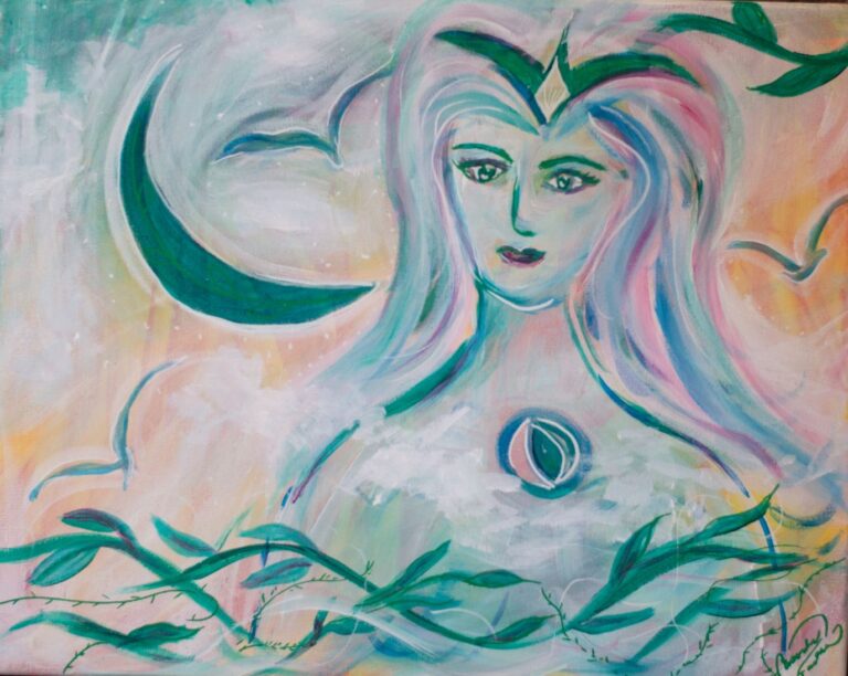 Snow Moon Goddess