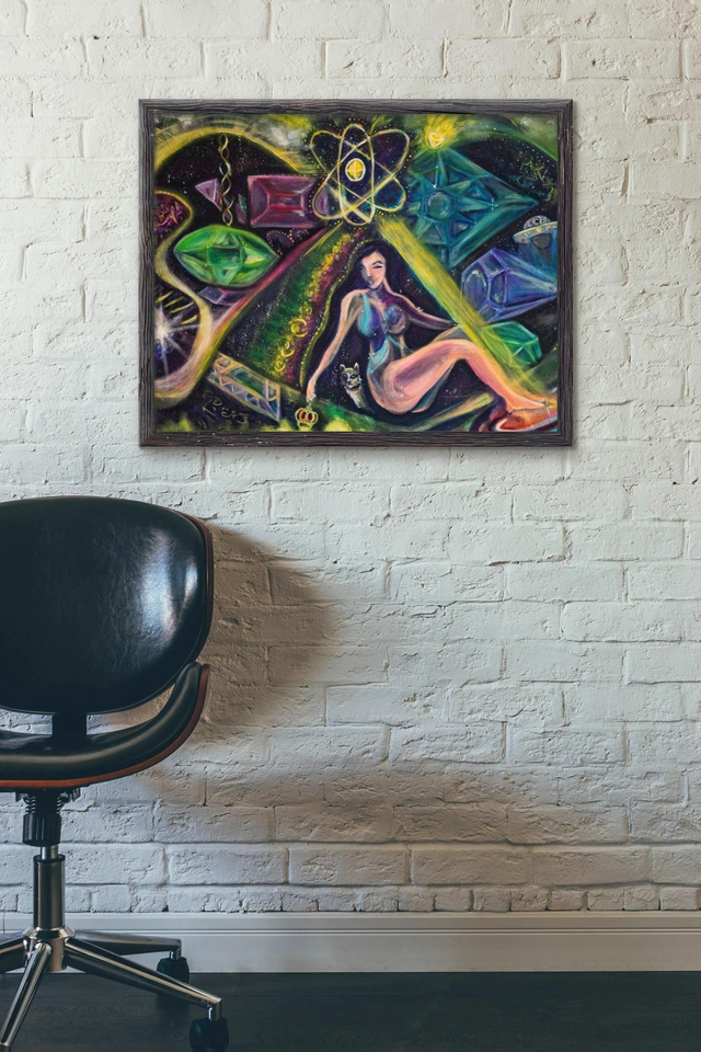 Crystal universe art by Cassondra Eastham