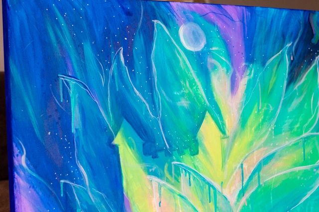 Josesai by Cassondra Eastham acrylic on canvas