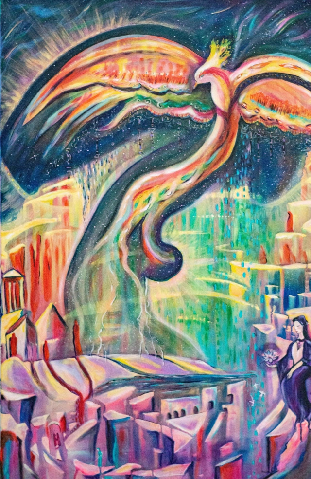 Phoenix painting by Cassondra Eastham